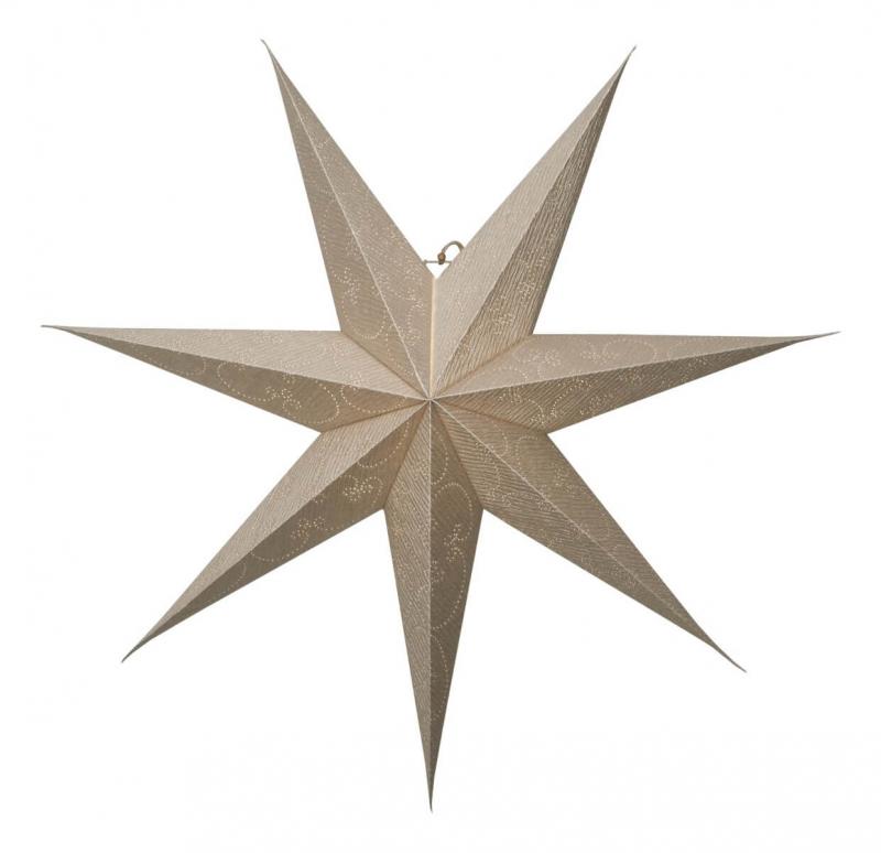 DECORUS Pappersstjärna 78cm Guld