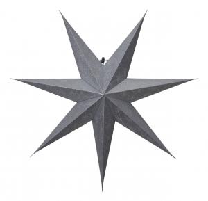 DECORUS Pappersstjärna 80cm Silver