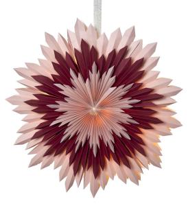 ICE Pappersstjärna 50cm Rosa