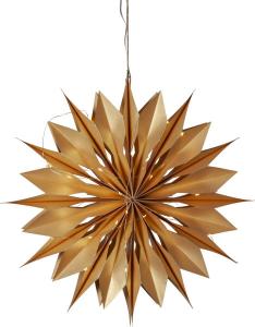 FLINGA Pappersstjärna 40L Batteri 45cm Guld