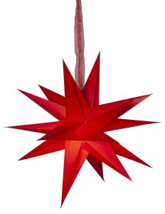 DECEMBER Pappersstjärna 45cm Röd