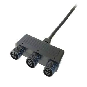 SPLITTER Grenkontakt 1:3 Uttag - 1m kabel 12V