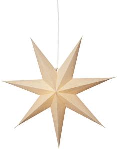 COTTON Pappersstjärna 60cm Beige