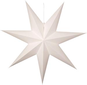 PLAIN Pappersstjärna 90cm Vit
