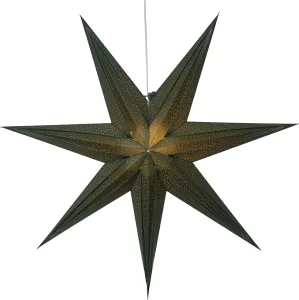 HOLLY Pappersstjärna 75cm Grön