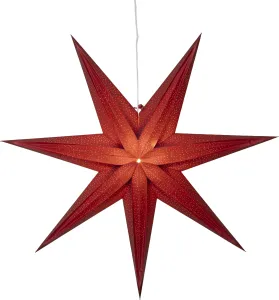 HOLLY Pappersstjärna 75cm Röd