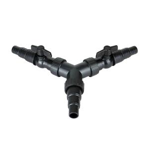 UNIVERSALADAPTER 3-vägs m. kran 1"19-25