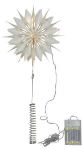 FLINGA Toppstjärna 10L Batteri 20cm Vit