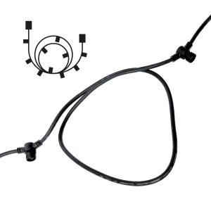 SPLITTER Grenkabel/Förlängning 10m med 10+1 Uttag 12V