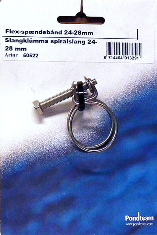 SLANGKLÄMMA Spiralslang 24-28 mm