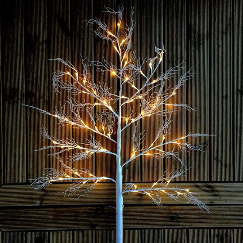 TUNDRA Dekorationsträd 150cm 12V Vit IP44