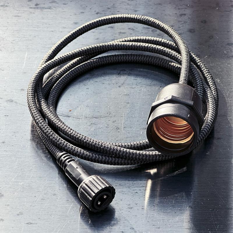 GRAVITY sladdställ 150cm 12V Svart IP44