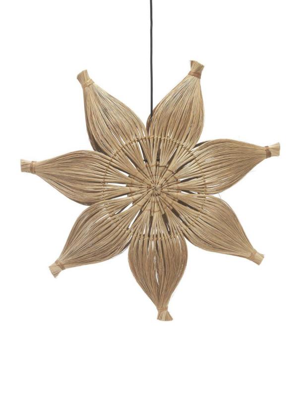 AGNES Adventsstjärna 58cm Natur Rotting
