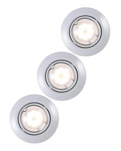 Triton 3-pack Inbyggnadsspot Inkl. 3xLED Vit
