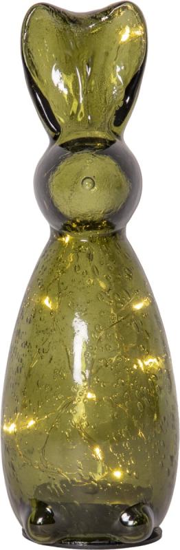 HARRY GREEN Glasdekoration Batteri 25cm Grön