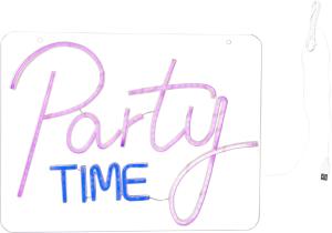 PLEXY Inomhusdekoration 40cm Party Rosa/Transparent