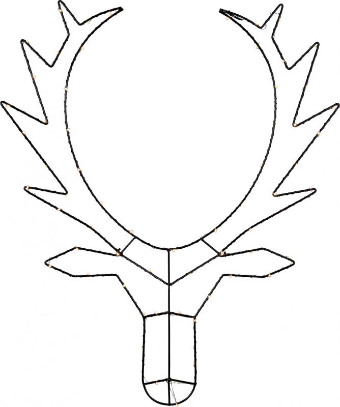 Cupid Renhuvud 70 cm Svart
