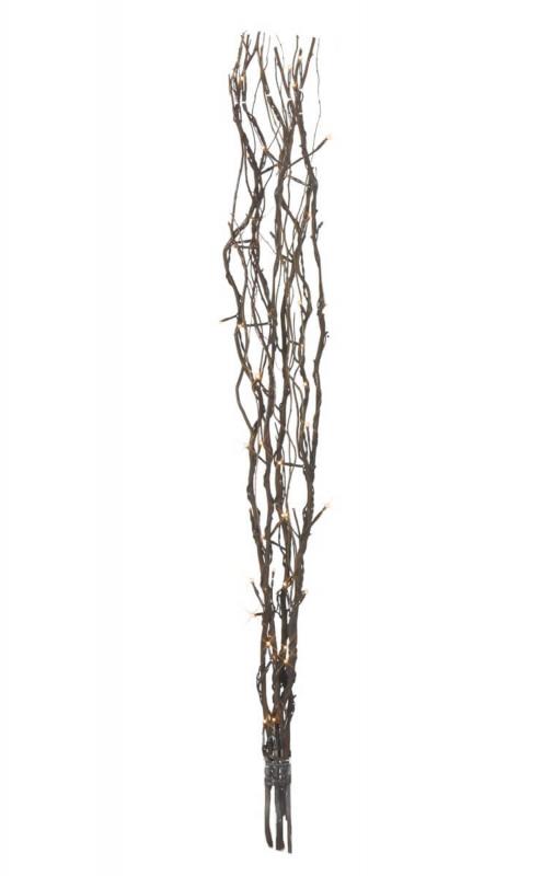 WILLOW Dekorationskvist 115cm 60LED Brun