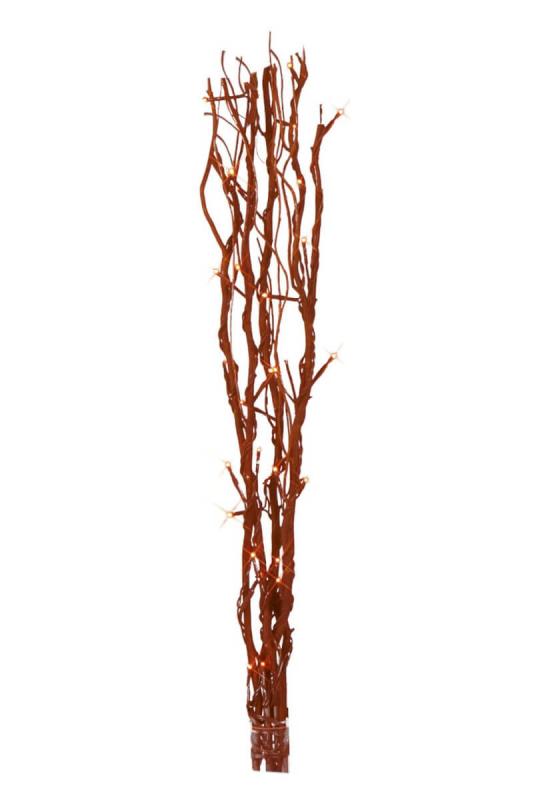 WILLOW Dekorationskvist 60cm 30LED Röd