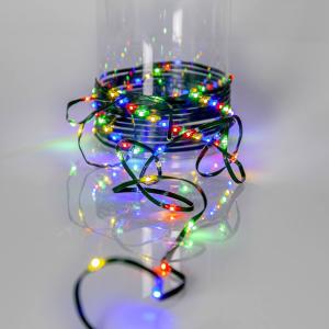 DEW DROP MICRO Ljusslinga 15m 200LED Multi/Grön