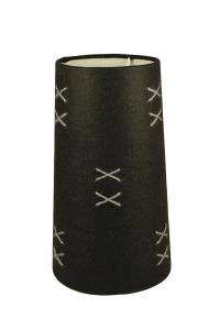 ORIVA Lampskärm X Hög Filt 16cm Svart/Grå