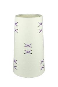 ORIVA Lampskärm X Hög Filt 16cm Vit/Lila