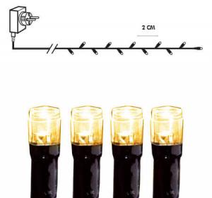 SERIE LED Ljusslinga 16m 800LED IP44 Extra varmvit Svart