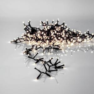 CRISPY ICE WHITE Ljusslinga 24m 1200LED Vitt/Svart IP44