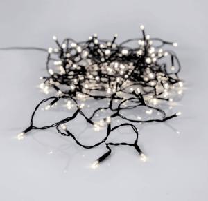 CRISPY ICE WHITE Ljusslinga 12,6m 180LED Vitt/Svart IP44