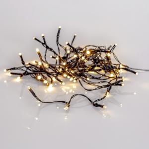 SHINY WARMWHITE Ljusslinga 5,5m 80LED Varmvit/Svart IP44