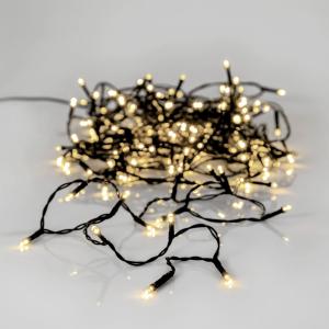 SHINY WARM WHITE Ljusslinga 12,6m 180LED varmvit/Svart IP44