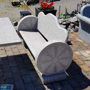 Stenbänk Wheel ljusgrå