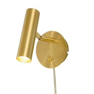 ARTIC Vägglampa Dimbar 16,5cm Matt Mässing