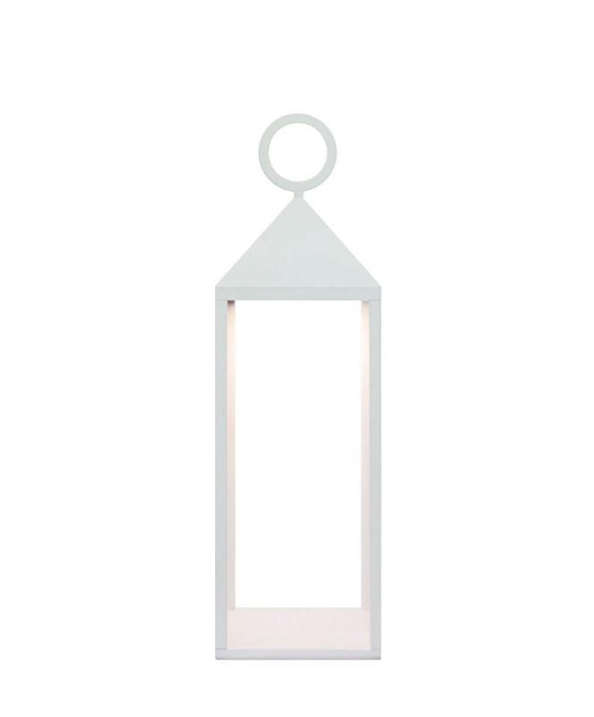 FARO Batterilykta Ute 47cm Vit IP54