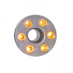 LED Ring 6LED Gul med Trafo