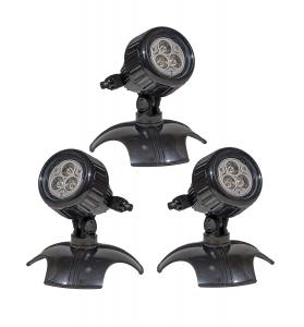 LED Spot Power 3W 3-pack Plast
