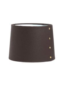 JANE Lampskärm 25/22cm Brun Läderlook