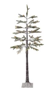 TANNE Julgran med LED 1,5m 155LED Varmvit/Grön