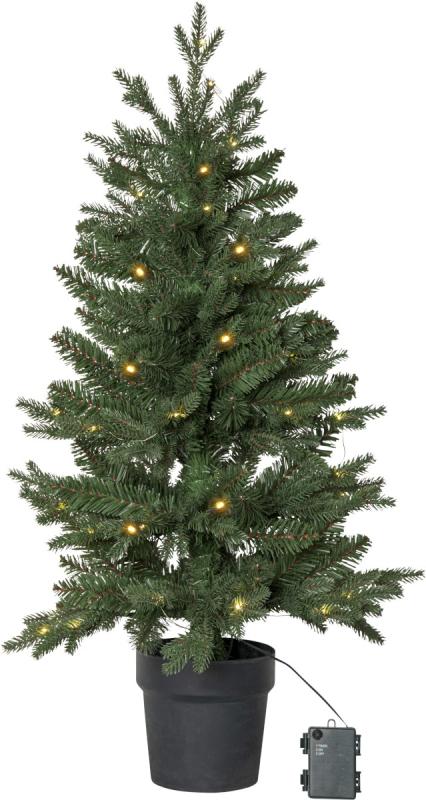 BYSKE LED Julgran 90cm 50LED Grön IP44
