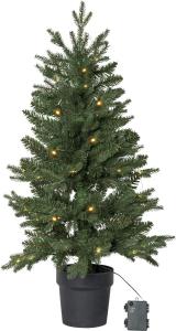 BYSKE LED Julgran 90cm 50LED Grön IP44