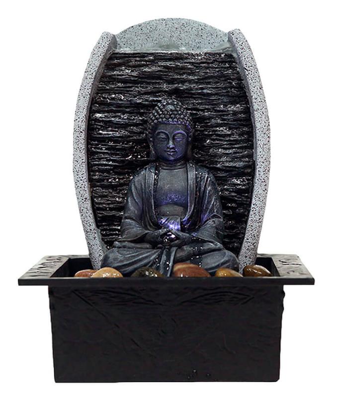 INOMHUSFONTÄN PT Buddha 27cm LED