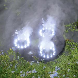 RÖKMASKIN Flytande 3 utblås vit LED