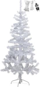 ALVIK Julgran 150cm 80LED Vitt/Vit IP44