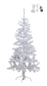 ALVIK Julgran med 80LED 1,5m Vit IP44