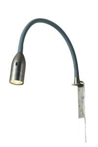SENSILO Sänglampa Dimbar 37cm Tenn