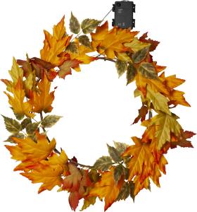 AUTUMN Krans Batteri 45cm Amber