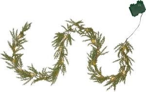 THUJA Girland Batteri 180cm Grön IP44