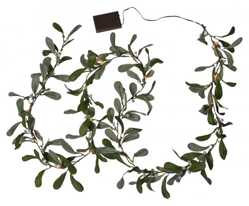 MISTEL Girland Batteri 20L 1,8m Grön