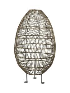 HANOI Golvlampa Utomhus FlexOut 100cm Natur Rotting