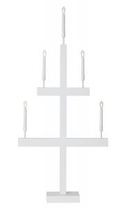 STORM Träljusstake 118cm Vit